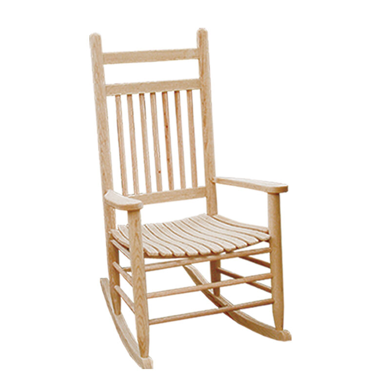 unfinished outdoor rocking chair