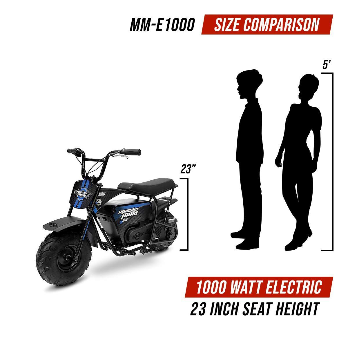 monster moto 1000 electric mini bike