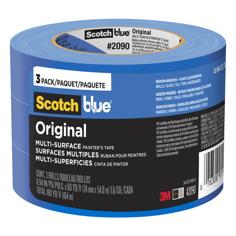 ScotchBlue .94 in. W X 60 yd L Blue Medium Strength Original Painter's Tape  pk Stine Home Yard The Family You Can Build Around™