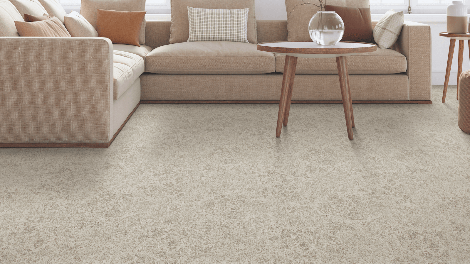 Neutral Carpet for Small Rooms