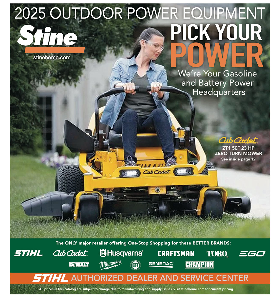 local ad campaign Outdoor Power Equipment Catalog image