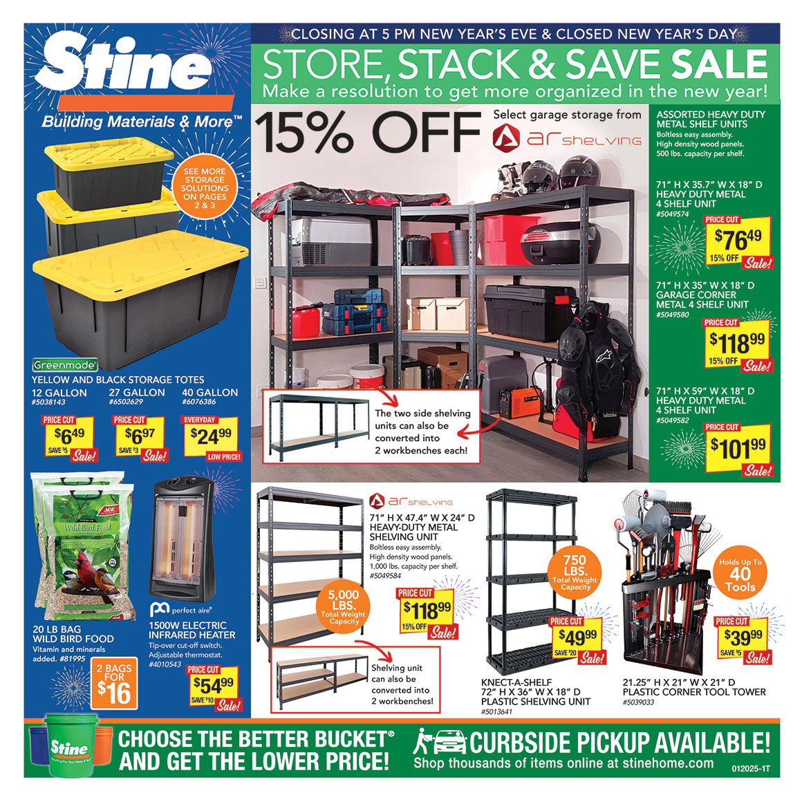 local ad campaign Store, Stack & Save Sale image