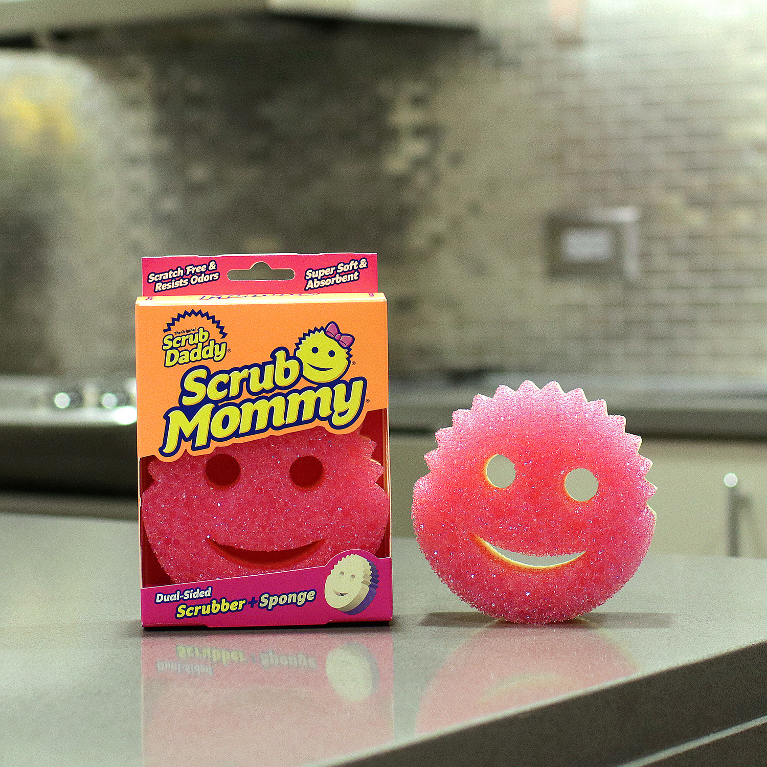 Scrub Daddy Scrub Mommy Non-Scratch Scrubber Sponge For Multi-Purpose 1 pk